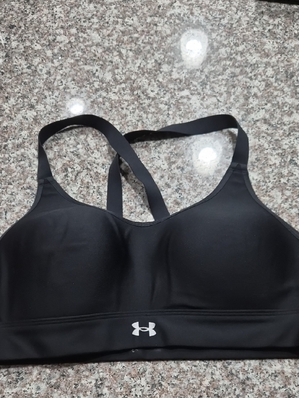Under Armour Black Strappy Sports Bra
